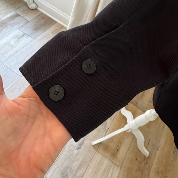 Zara Textured Weave Black OverShirt or Jacket - Picture 9 of 11